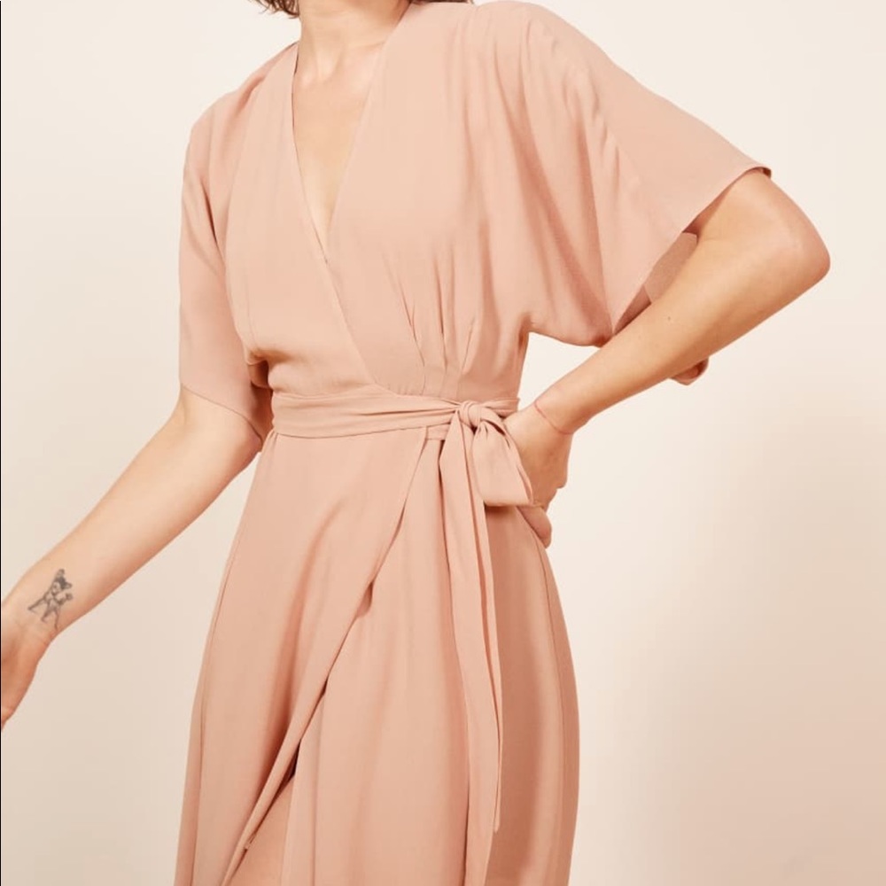 *SOLD* Reformation Winslow Wrap Dress - Picture 6 of 13